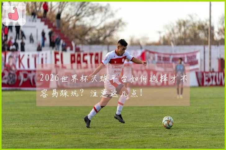 2026世界杯买球平台如何选择才不容易踩坑？注意这几点！